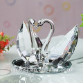 colorful crystal swan for weeding gifts or souvenir